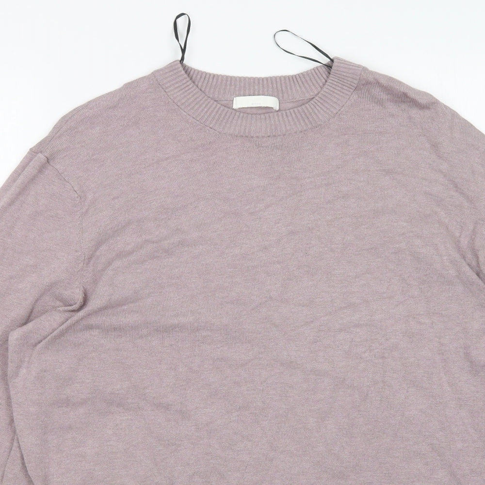 H&M Womens Purple   Pullover Jumper Size L