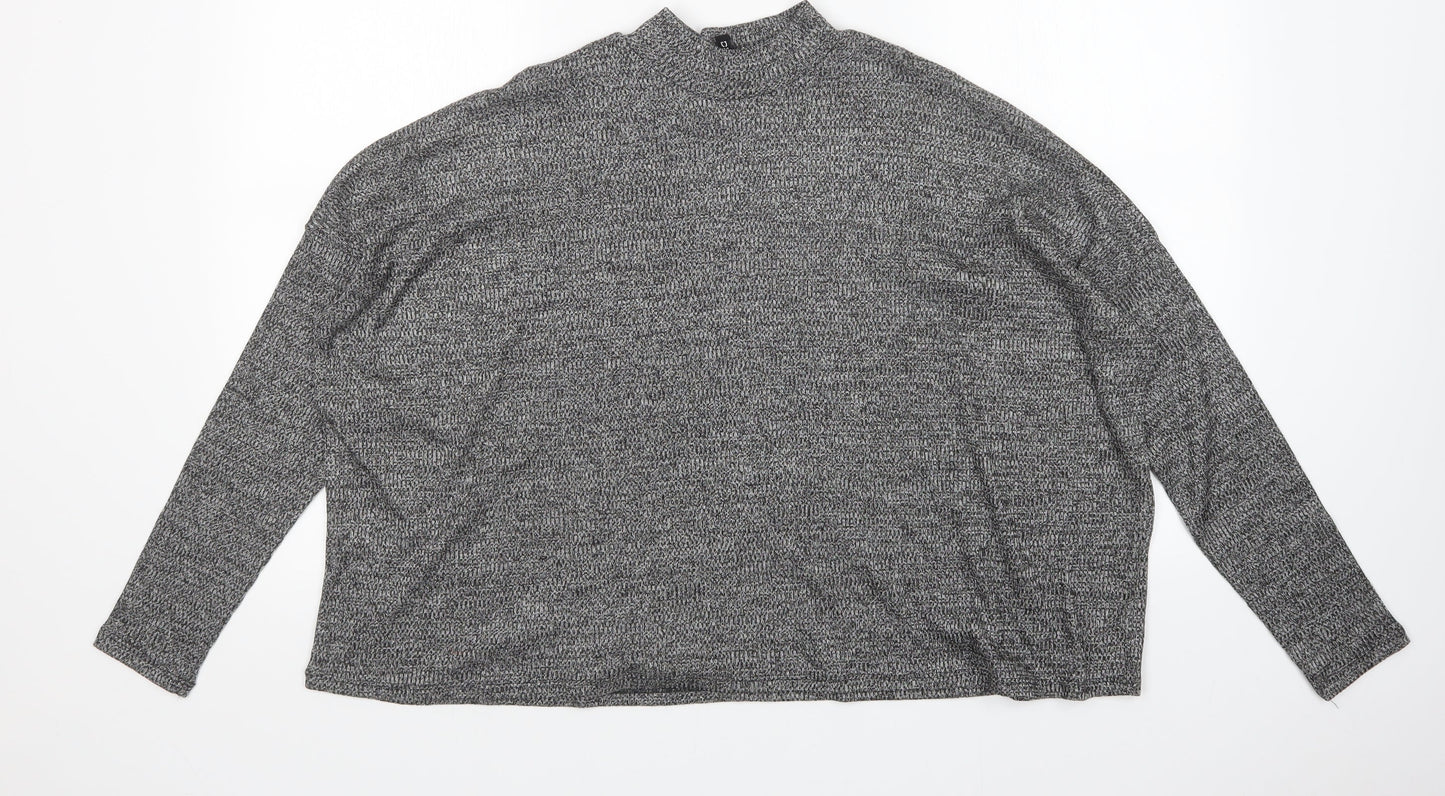 Divided by H&M Womens Grey   Pullover Jumper Size L