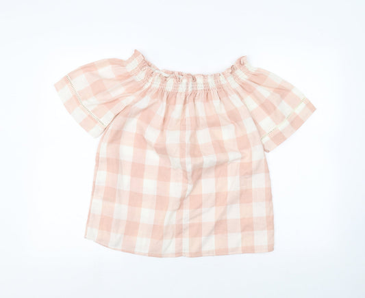 Papaya Womens Pink   Basic Blouse Size 10
