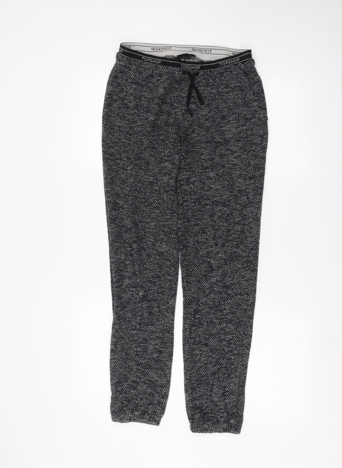 Topshop Womens Black   Trousers  Size 8 L26 in