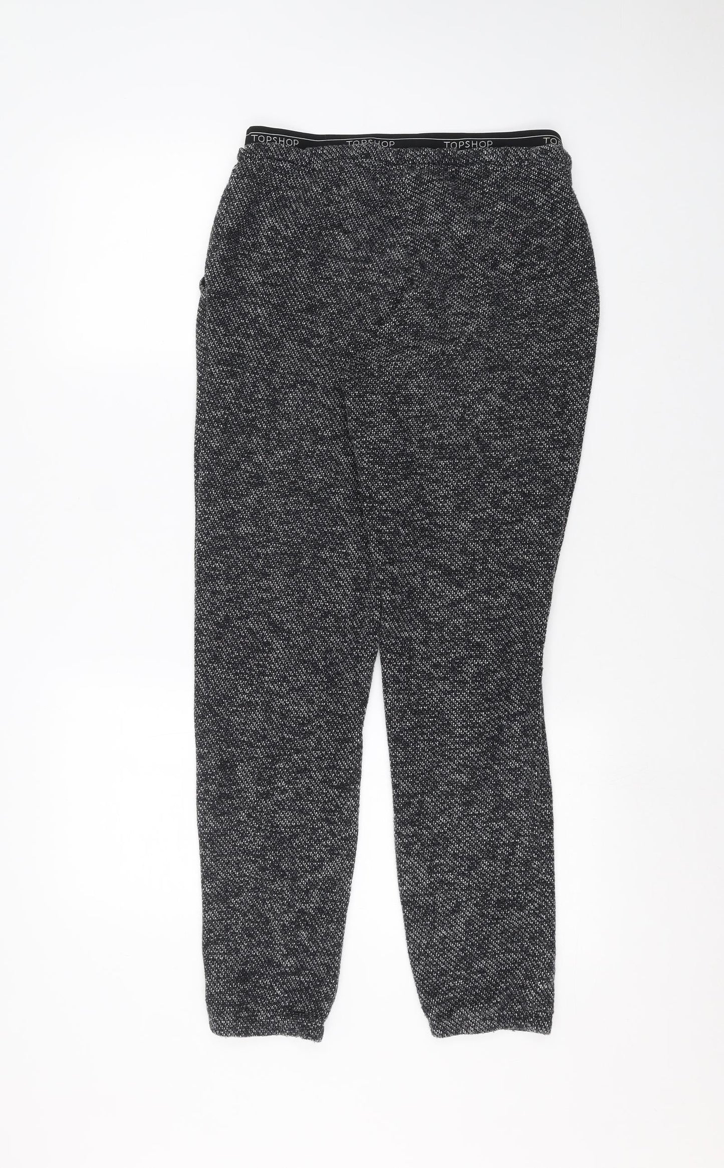 Topshop Womens Black   Trousers  Size 8 L26 in