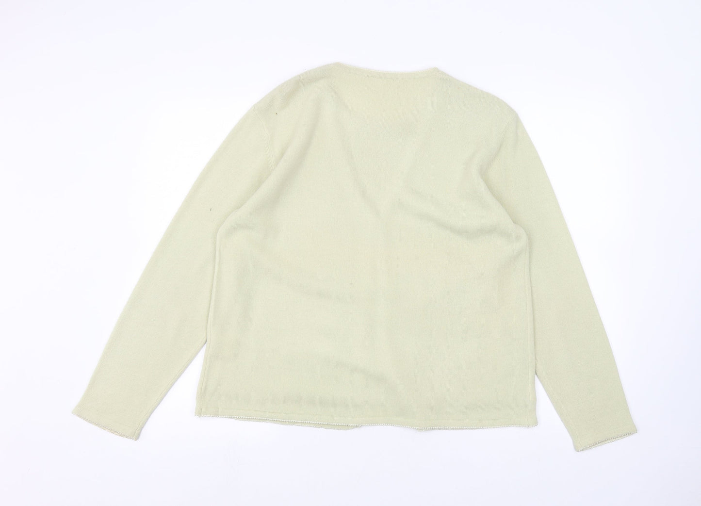Preworn Womens Beige   Cardigan Jumper Size M