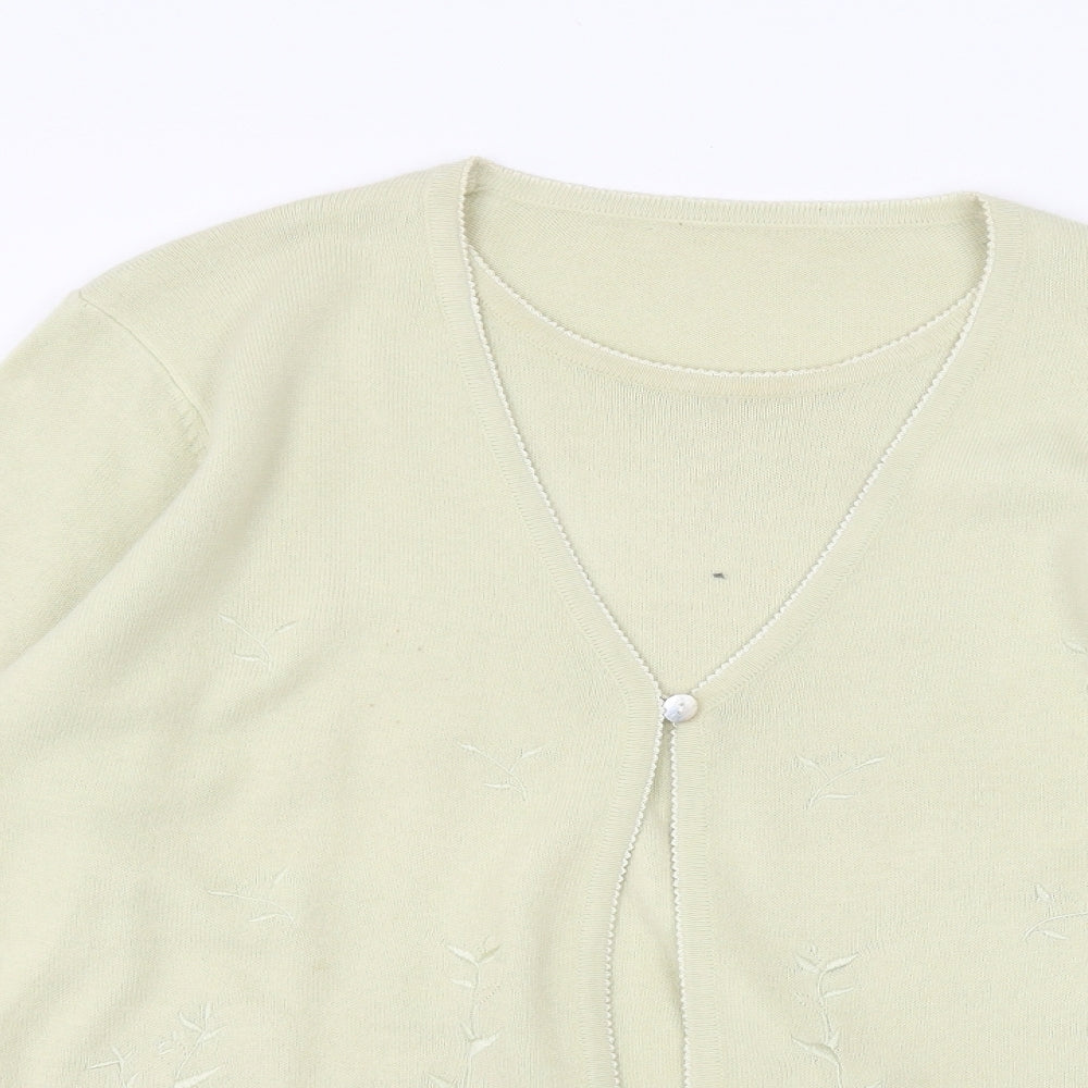 Preworn Womens Beige   Cardigan Jumper Size M