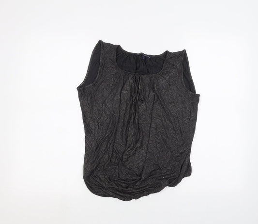 French Connection Womens Black   Basic Blouse Size L