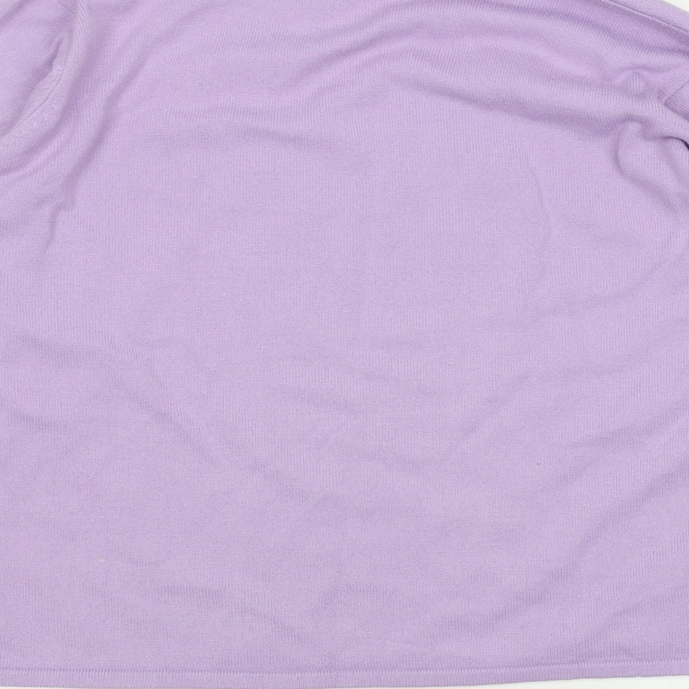 Fay Louise Womens Purple   Pullover Jumper Size L