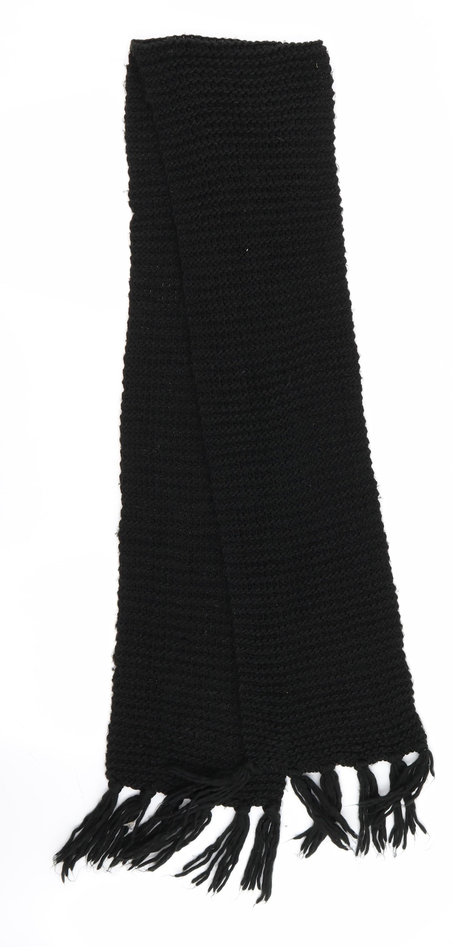 Divided Womens Black    Scarf   - Chunky knit
