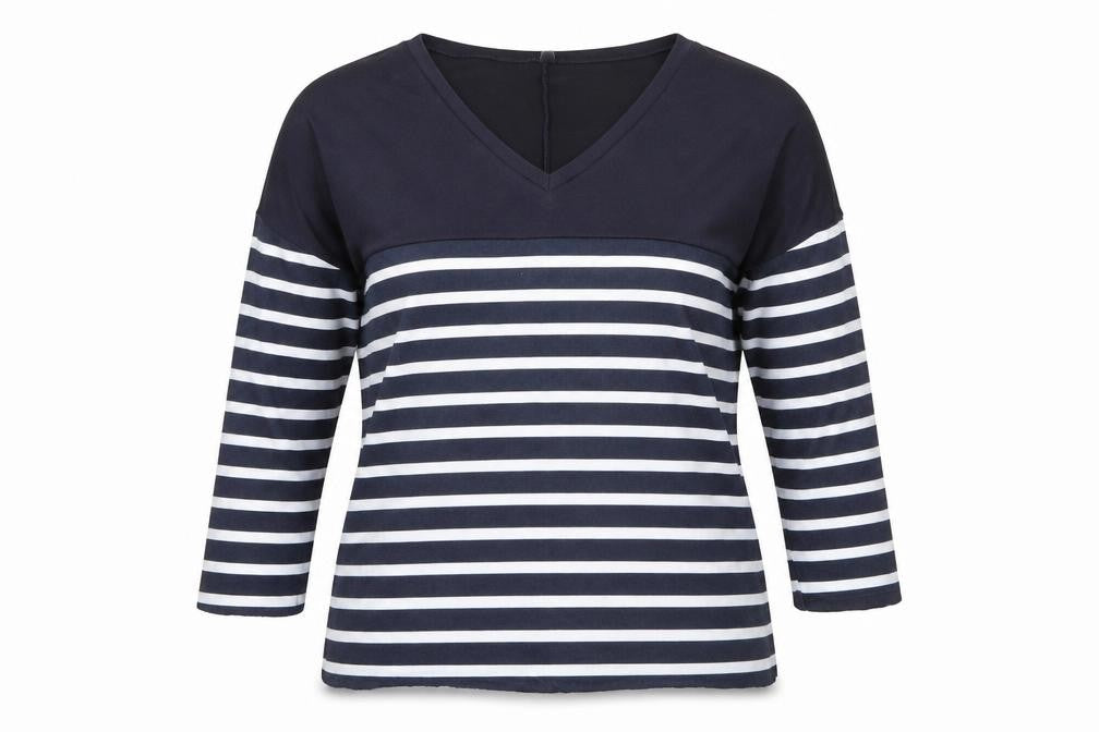 Preworn Womens Blue Striped  Pullover Jumper Size M