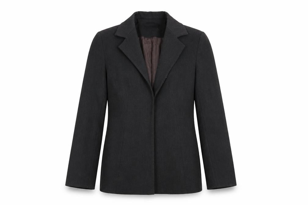 River Island Womens Grey   Jacket Blazer Size 12  - Detailed Sleeve