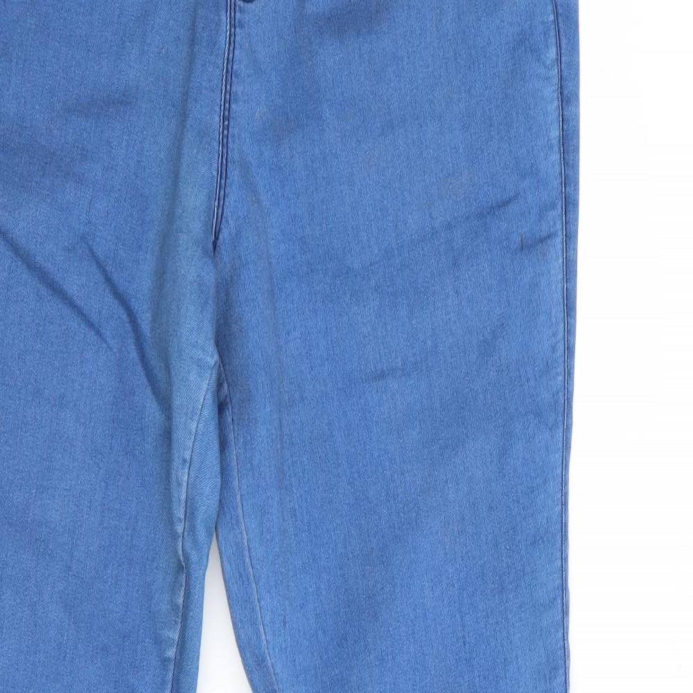 Denim Co Womens Blue   Jegging Trousers Size 12 L29 in