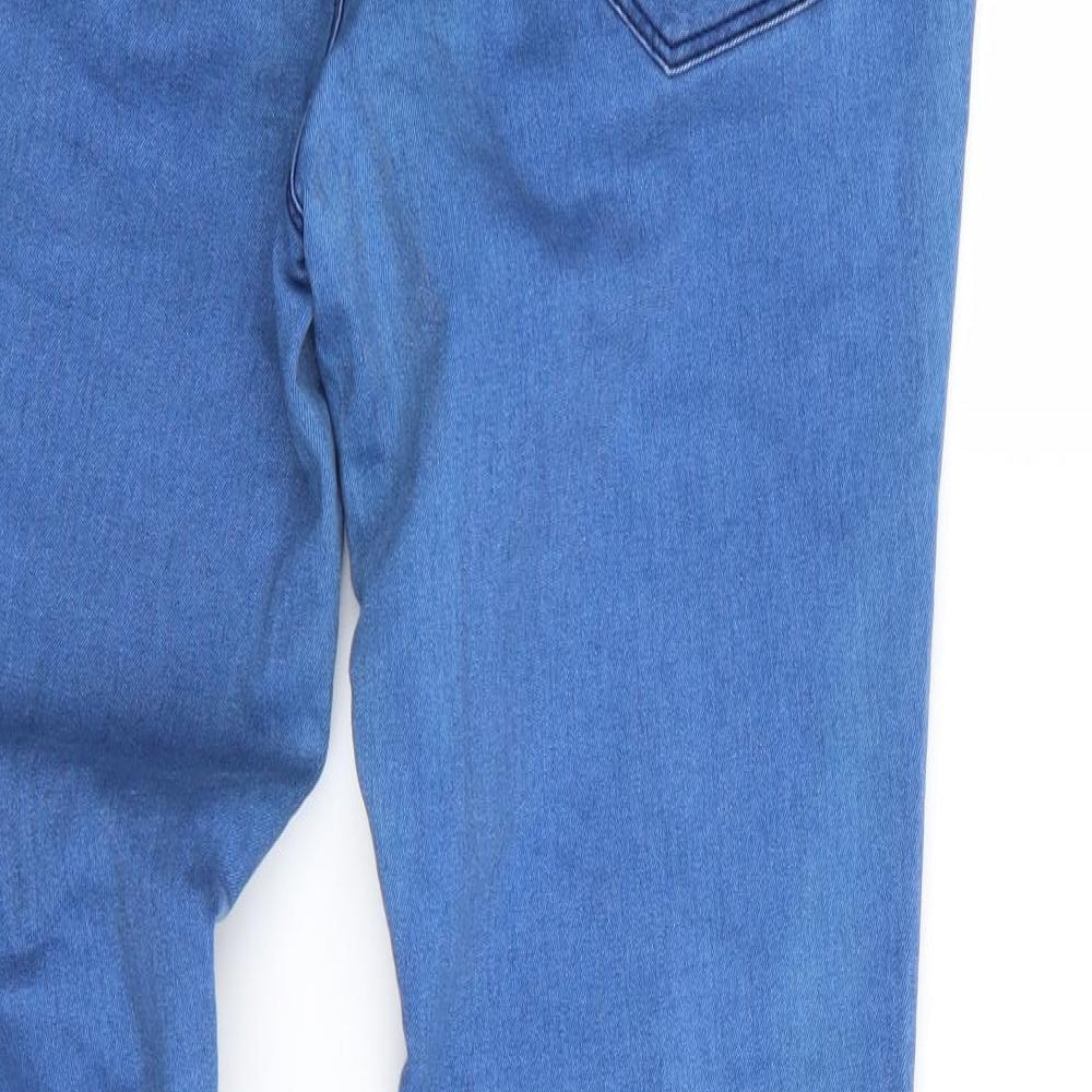 Denim Co Womens Blue   Jegging Trousers Size 12 L29 in