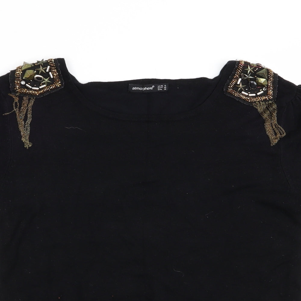Atmosphere Womens Black   Pullover Jumper Size 12