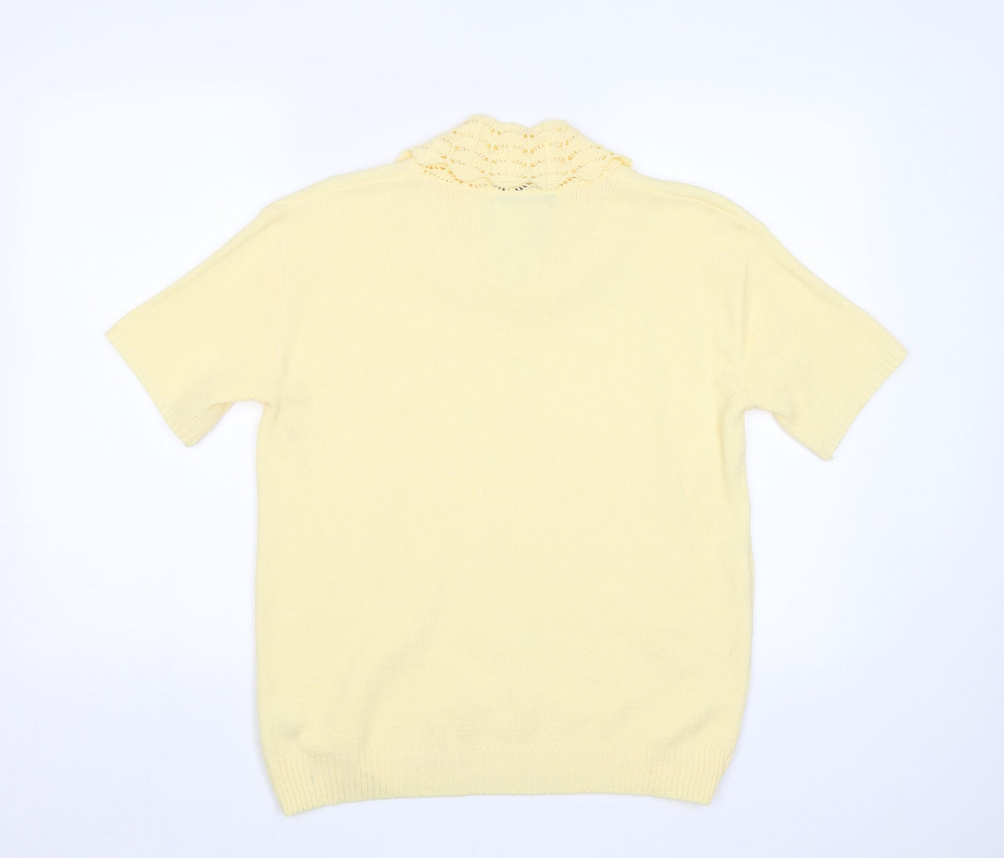 Pure & Natural Womens Yellow   Pullover Jumper Size L