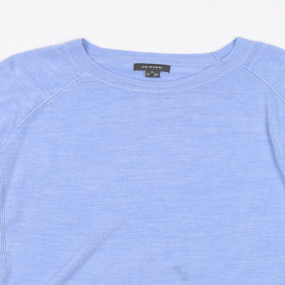 Primark Womens Blue   Pullover Jumper Size XL