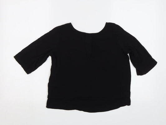 River Island Womens Black   Basic Blouse Size 10