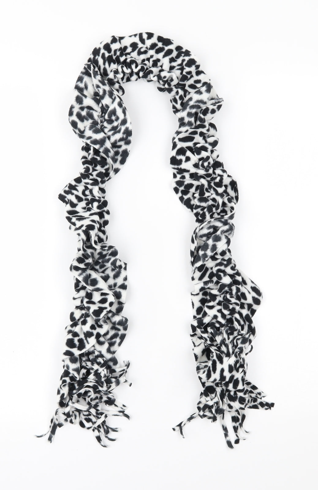 Preworn Womens White Animal Print   Scarf