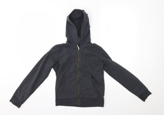 M&S Boys Grey   Full Zip Hoodie Size 11-12 Years