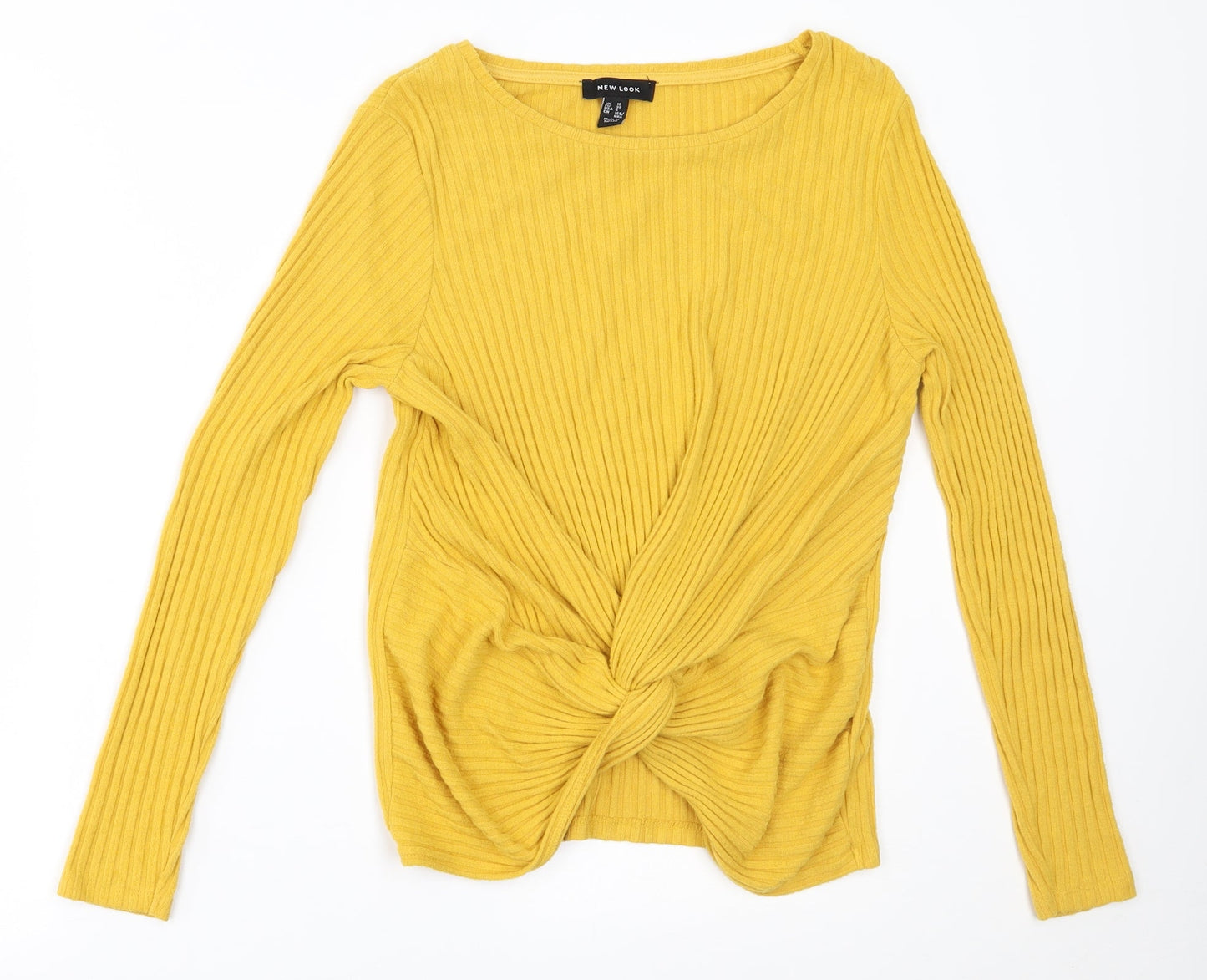 New Look Womens Yellow   Pullover Jumper Size 10
