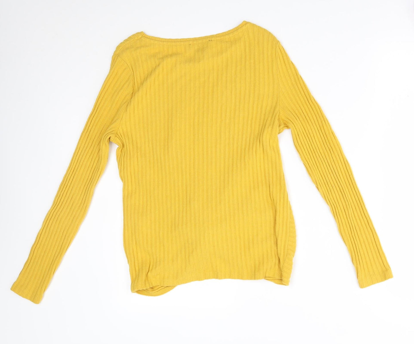 New Look Womens Yellow   Pullover Jumper Size 10