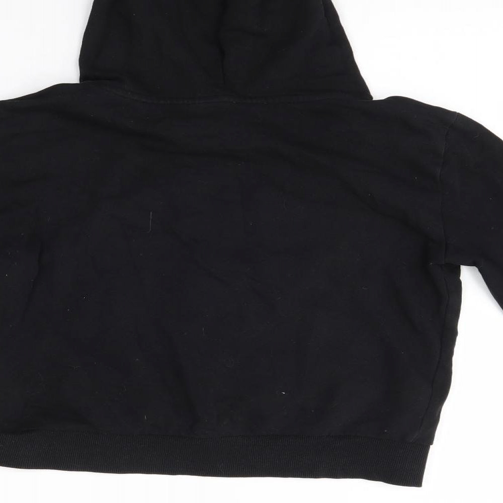 H&M Girls Black   Pullover Hoodie Size 12-13 Years  - all is love