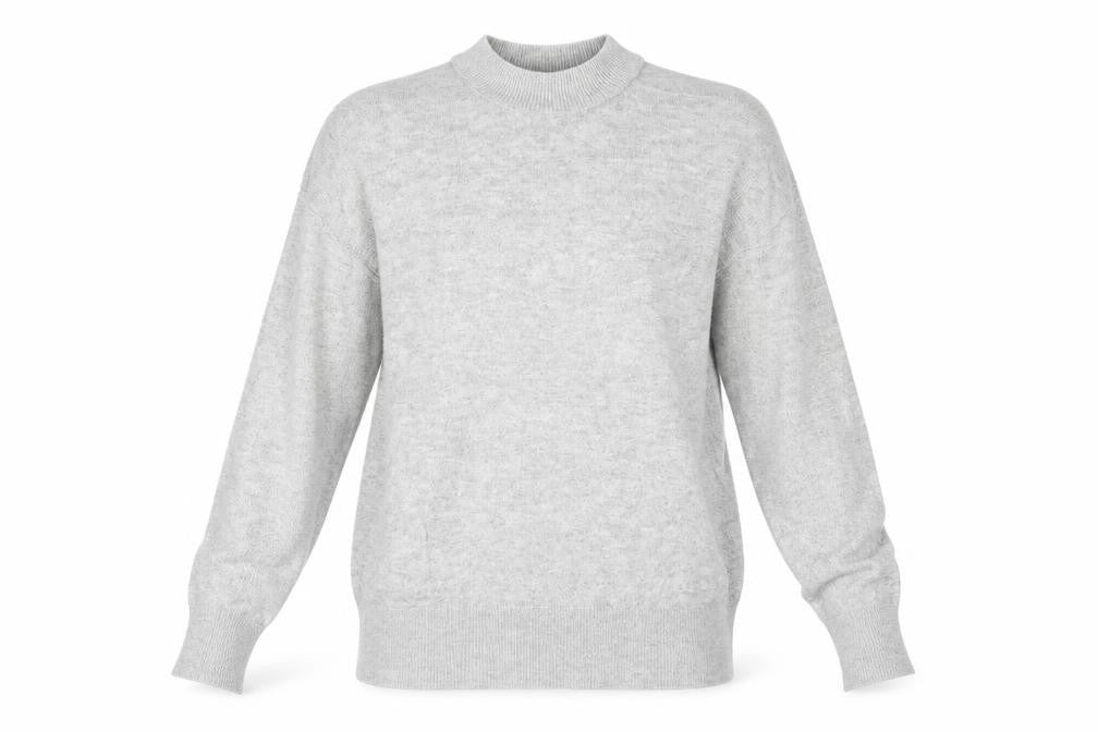 Topshop Womens Grey  Knit Pullover Jumper Size 8