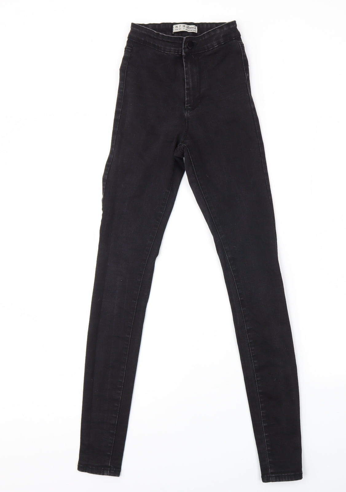 Denim CO Womens Black   Skinny Jeans Size 6 L29 in