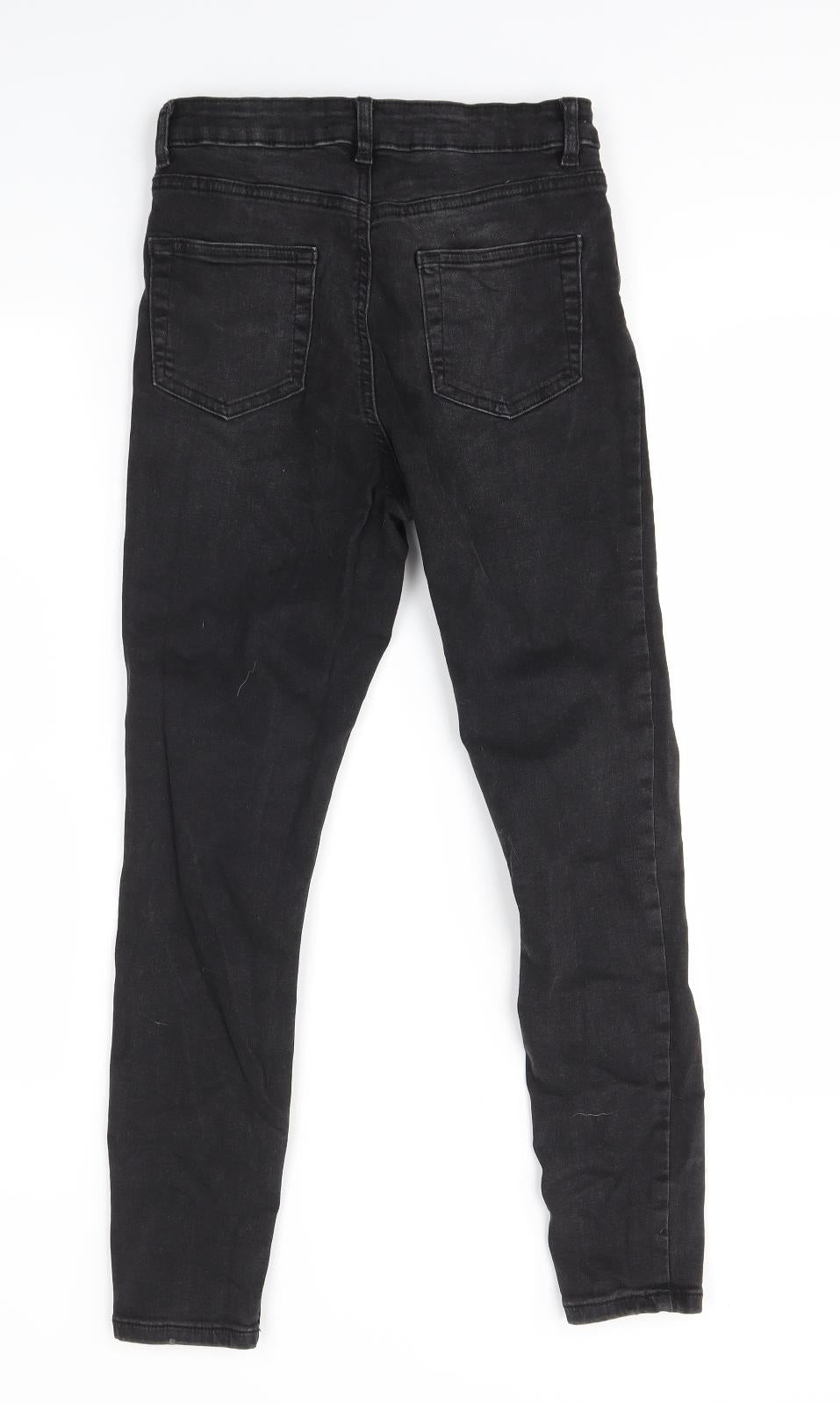 Denim CO Womens Black   Skinny Jeans Size 10 L25 in