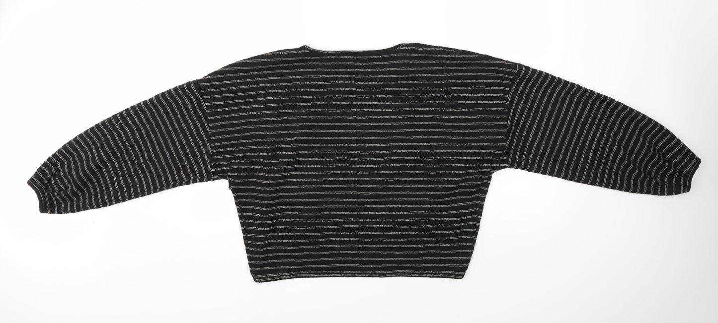 Oasis Womens Multicoloured Striped  Pullover Jumper Size M