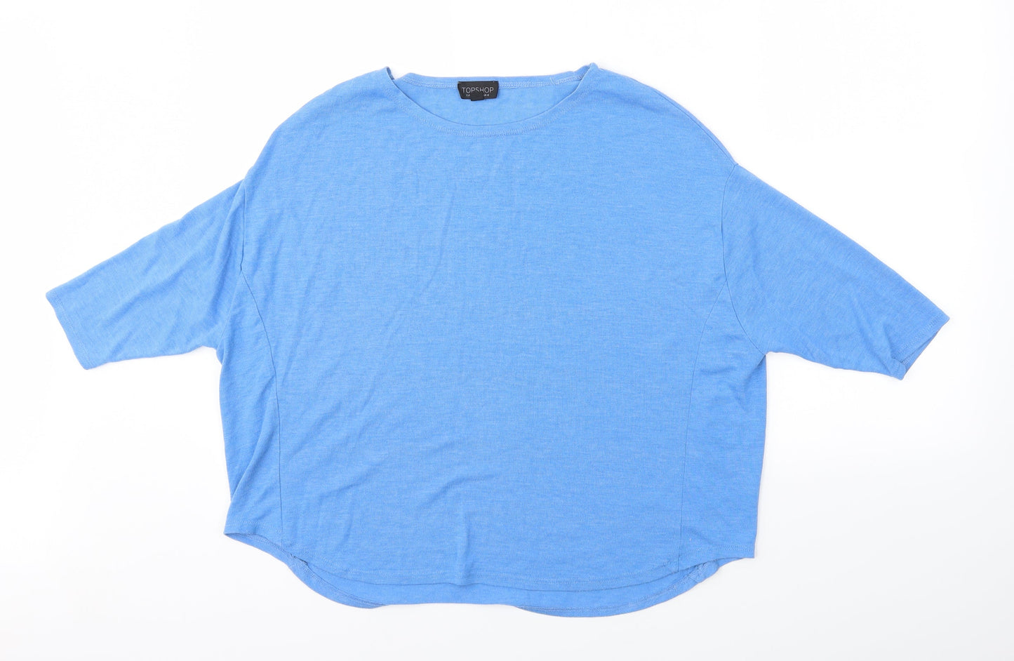 Topshop Womens Blue   Basic T-Shirt Size 8