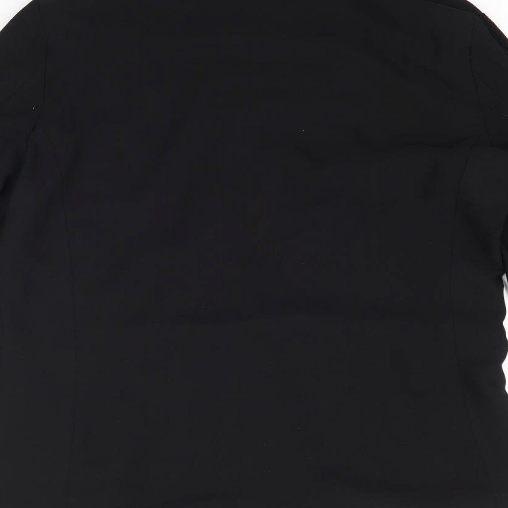 New Look Womens Black   Jacket Blazer Size 12  - Waterfall