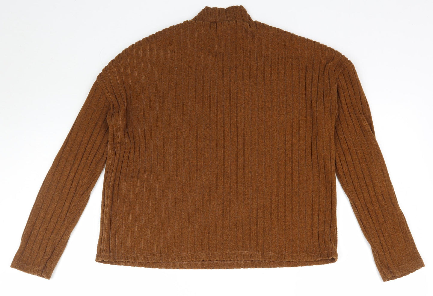 Primark Womens Brown  Knit Pullover Jumper Size XS  - Ribbed