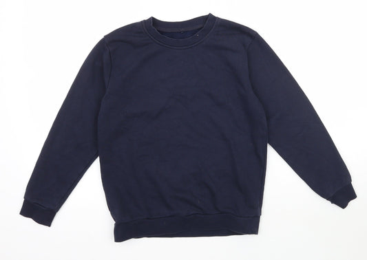 George Boys Blue   Pullover Sweatshirt Size 9 Years