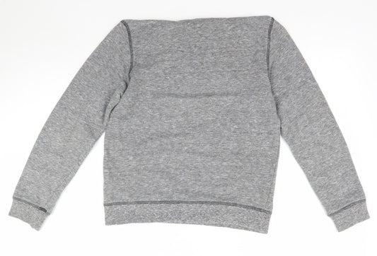NEXT Boys Grey   Pullover Sweatshirt Size 9 Years  - Skull Dinosaur