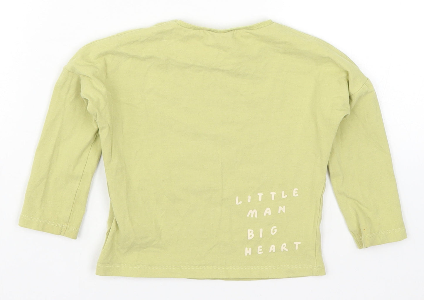 NEXT Boys Green   Basic T-Shirt Size 12-18 Months  - Little Man Big Heart