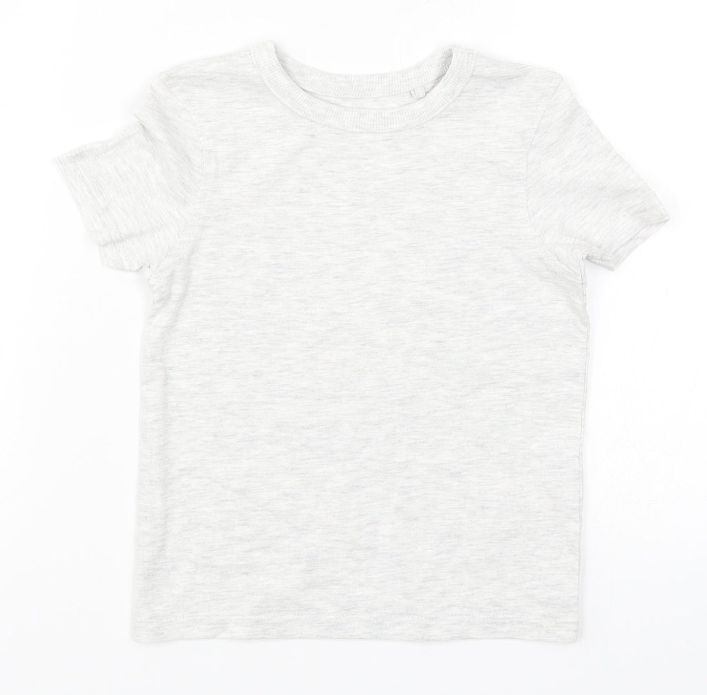 George Boys Grey   Basic T-Shirt Size 2-3 Years