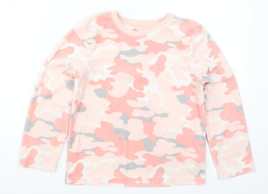 Primark Girls Pink Camouflage  Top Pyjama Top Size 7-8 Years