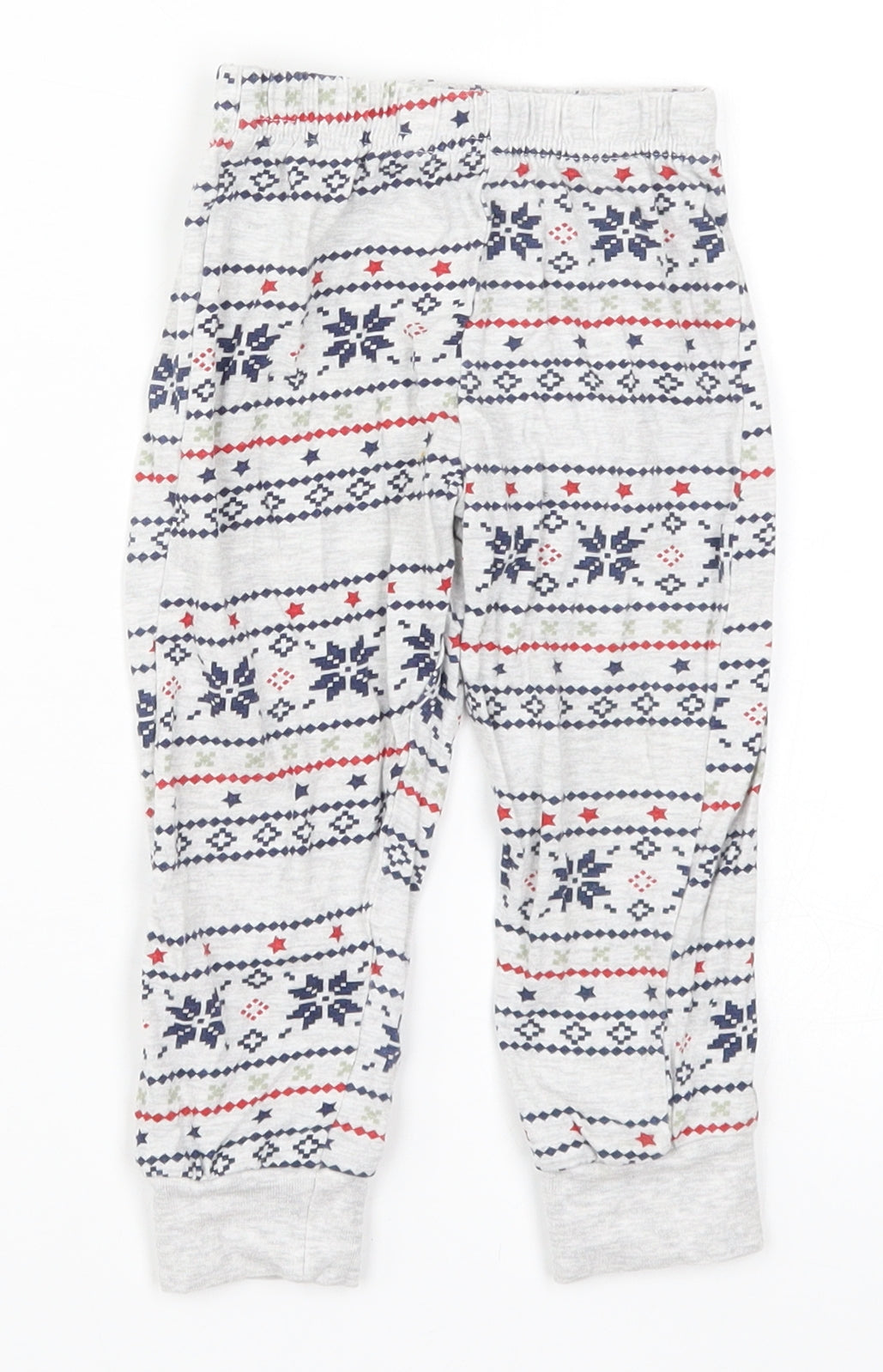 F&F Baby Grey Geometric  Sweatpants Trousers Size 18-24 Months  - Pyjama Pants