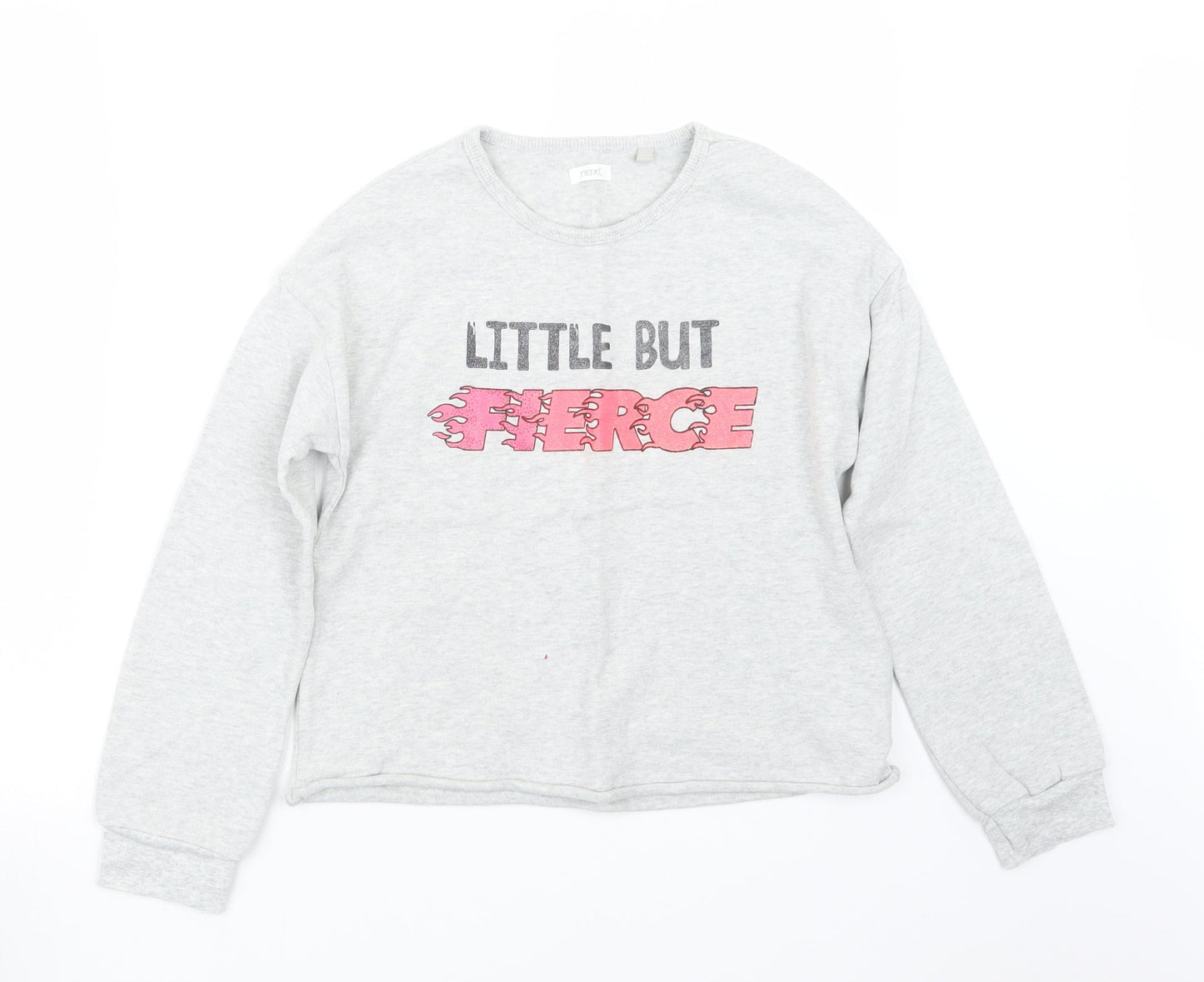 NEXT Girls Grey   Pullover Jumper Size 12 Years