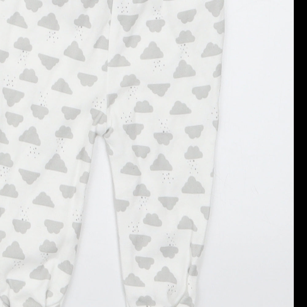 Primark Baby White Geometric  Capri Trousers Size 0-3 Months