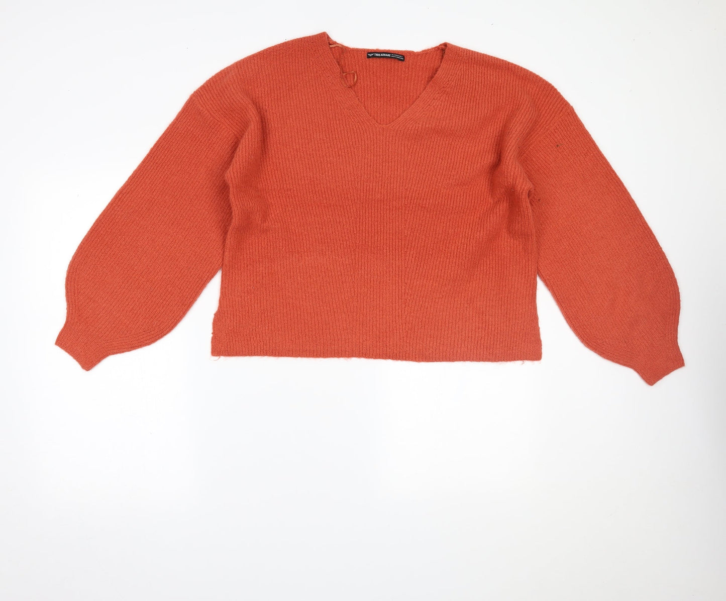 Threadbare Womens Orange   Pullover Jumper Size 8
