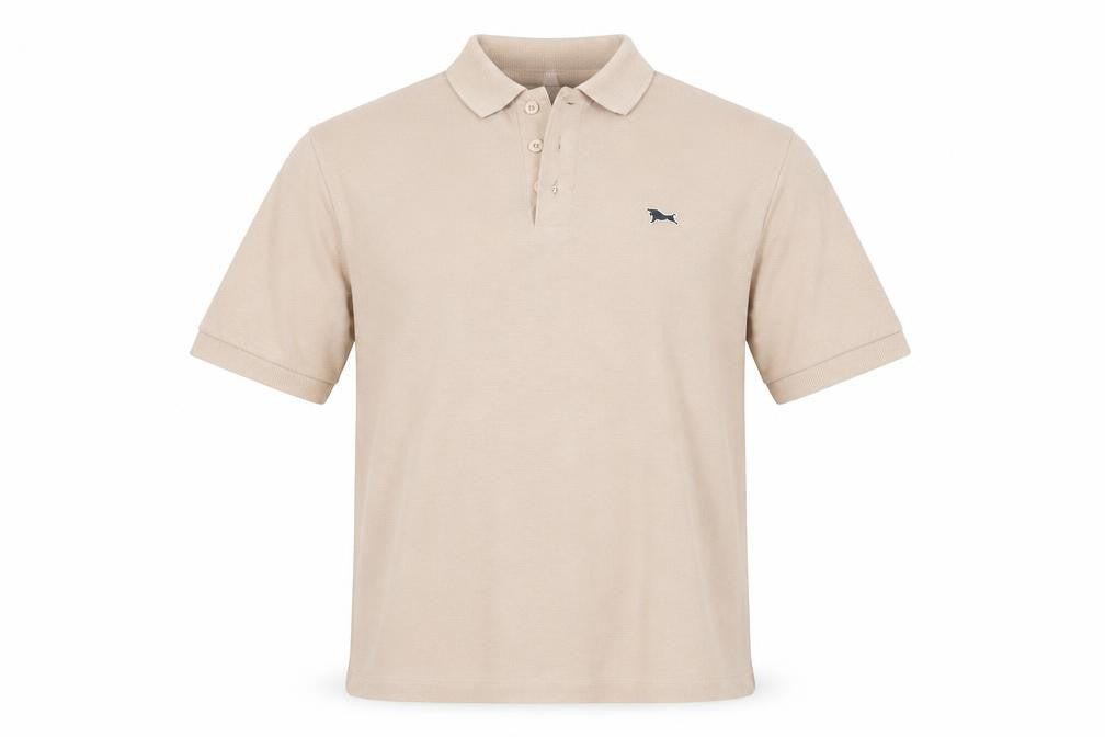 B Cash Mens Beige    Polo Size 42