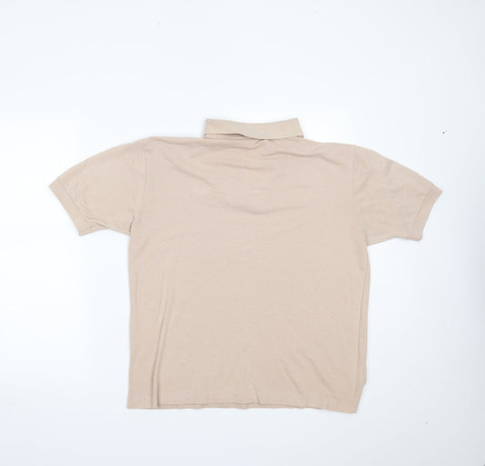 B Cash Mens Beige    Polo Size 42