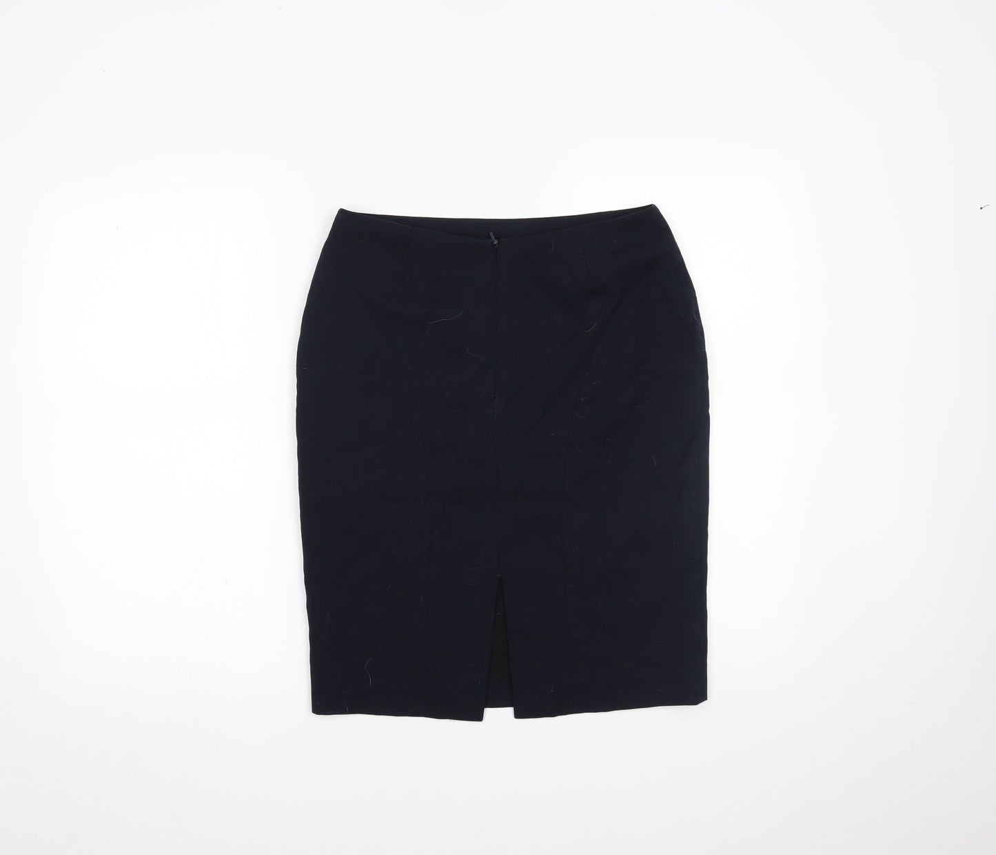 Brook Taverner Womens Blue   Straight & Pencil Skirt Size 28 in
