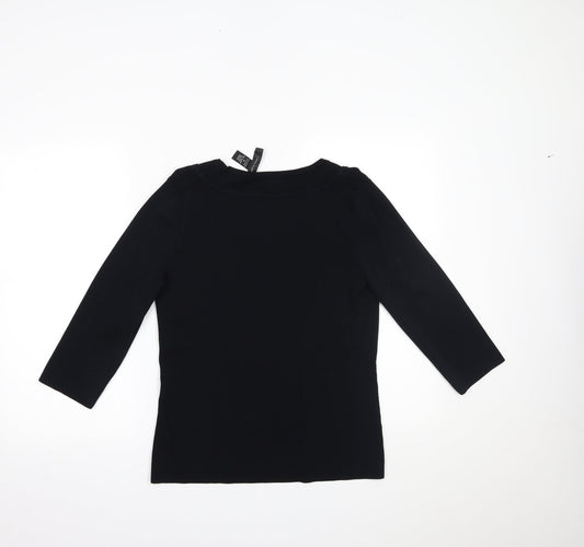 cable & Womens Black   Basic Blouse Size M