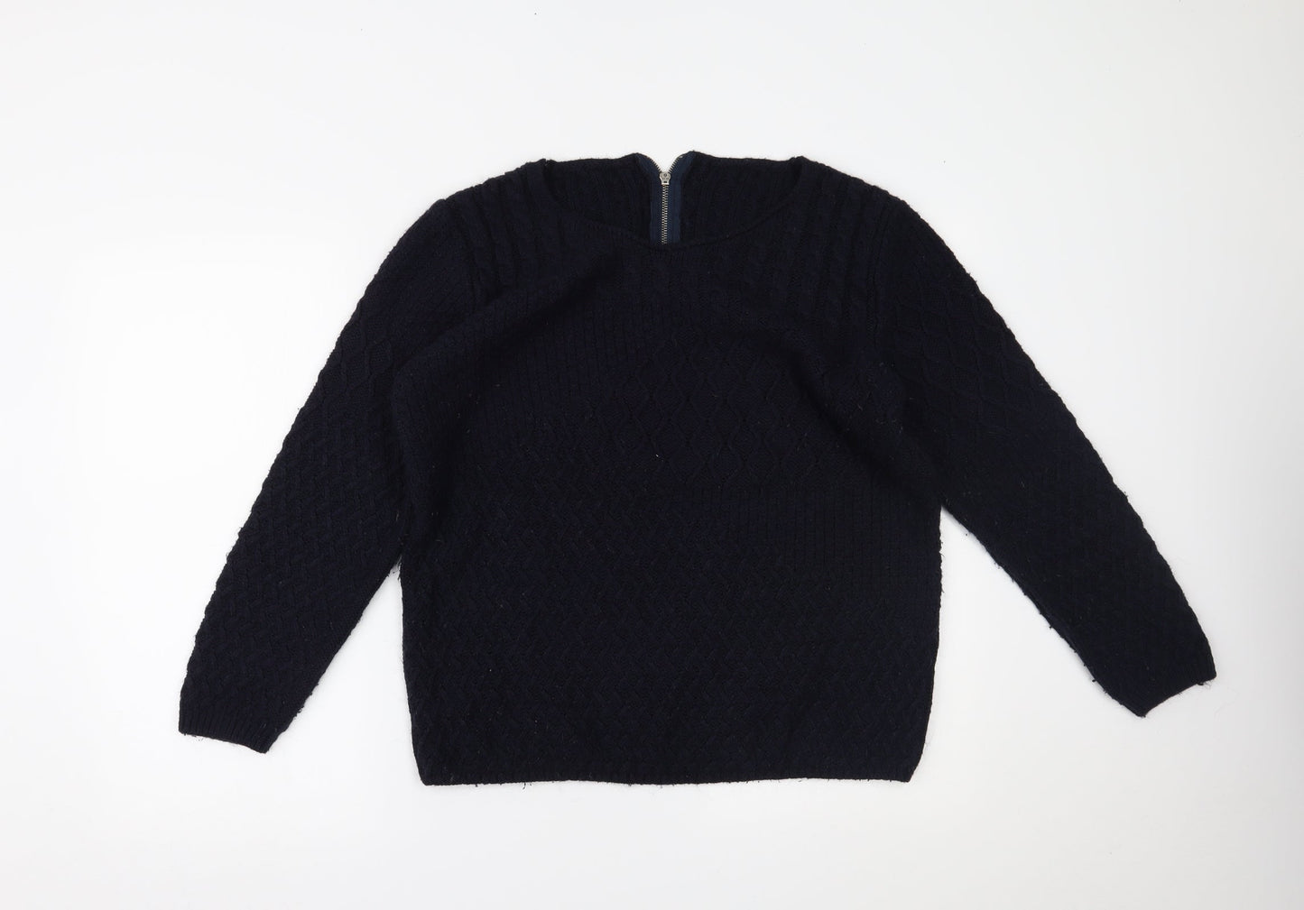 BHS Womens Blue   Pullover Jumper Size 14