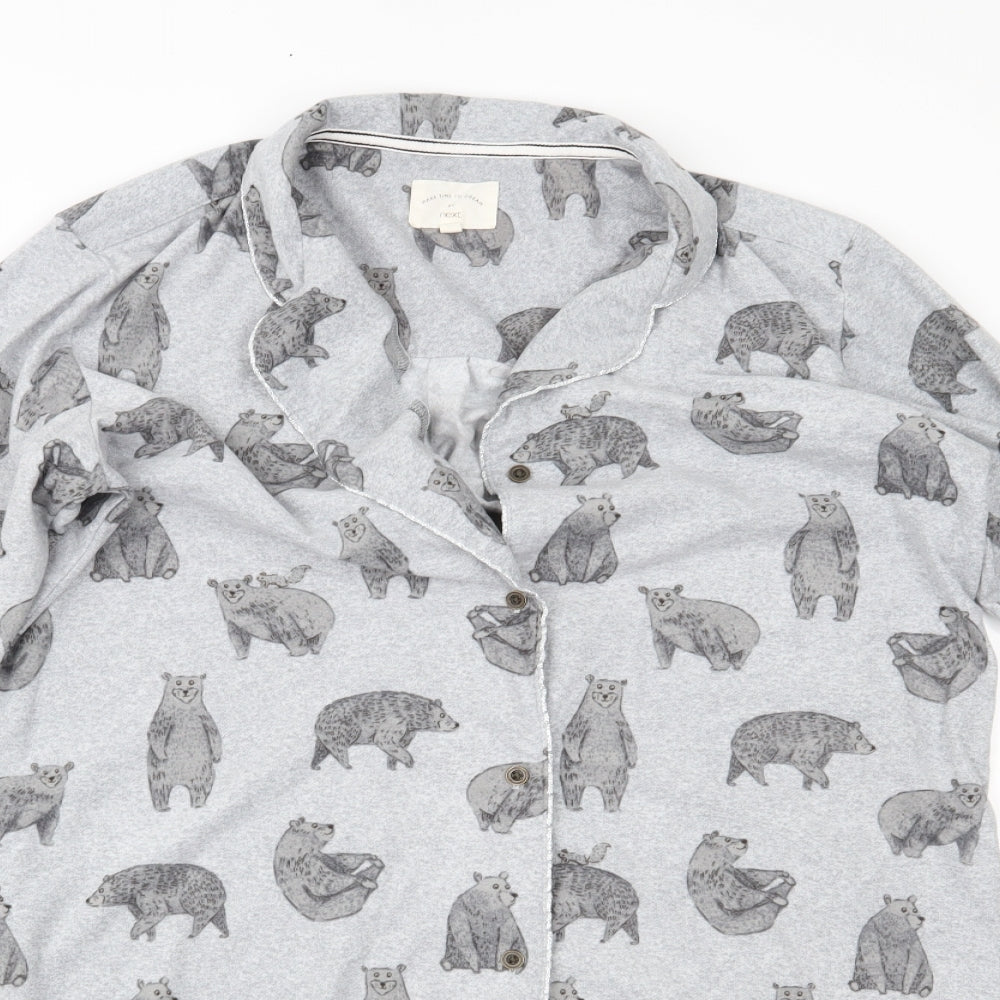 NEXT Womens Grey    Pyjama Top Size S
