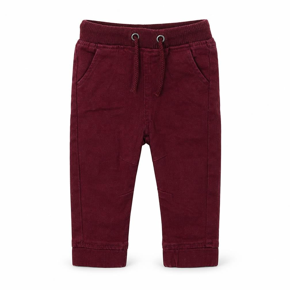 BHS Baby Red  Denim Cargo Jeans Size 9-12 Months