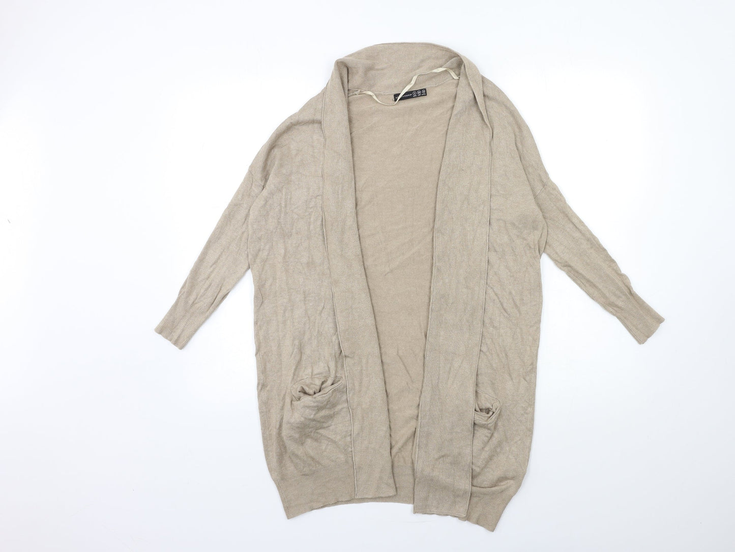 Atmosphere Womens Beige  Knit Cardigan Jumper Size 6