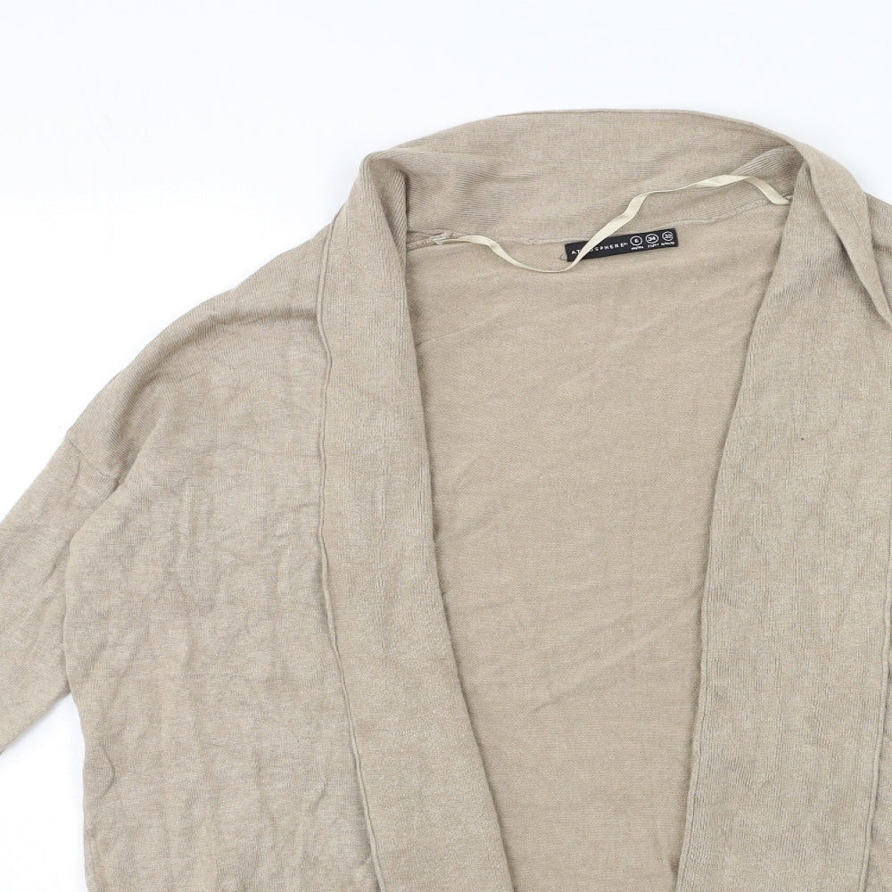 Atmosphere Womens Beige  Knit Cardigan Jumper Size 6