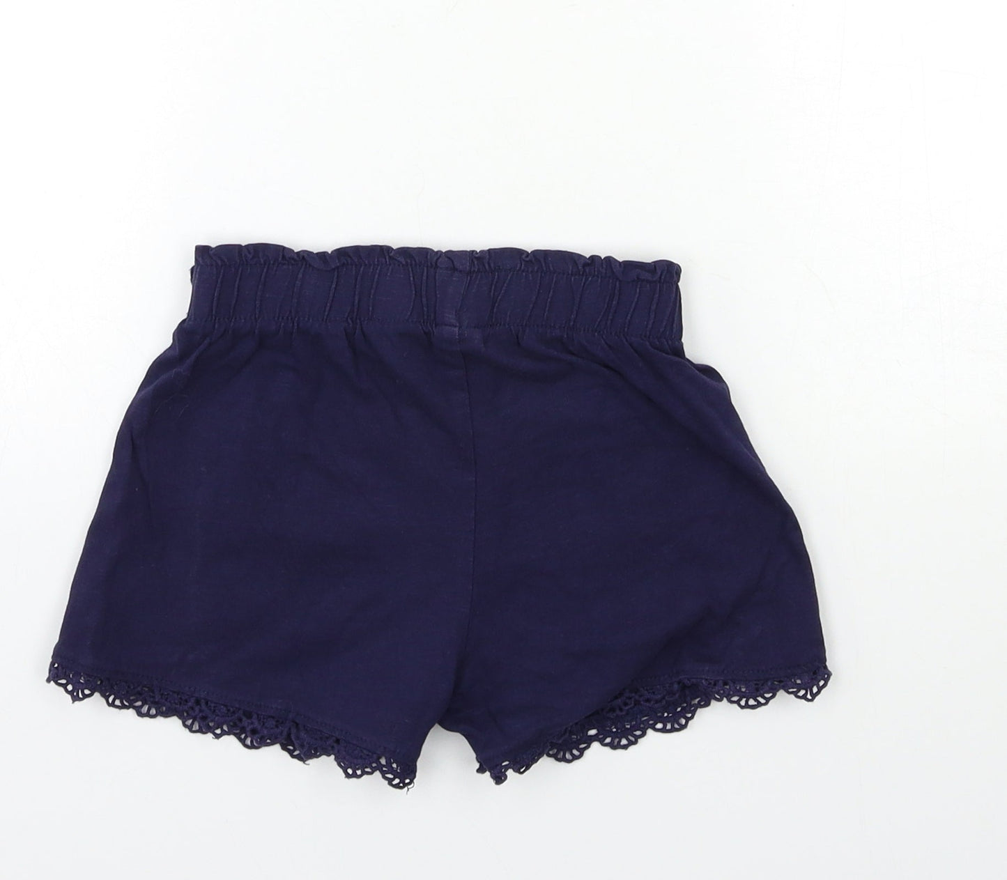 TU Girls Blue   Sailor Shorts Size 6 Years