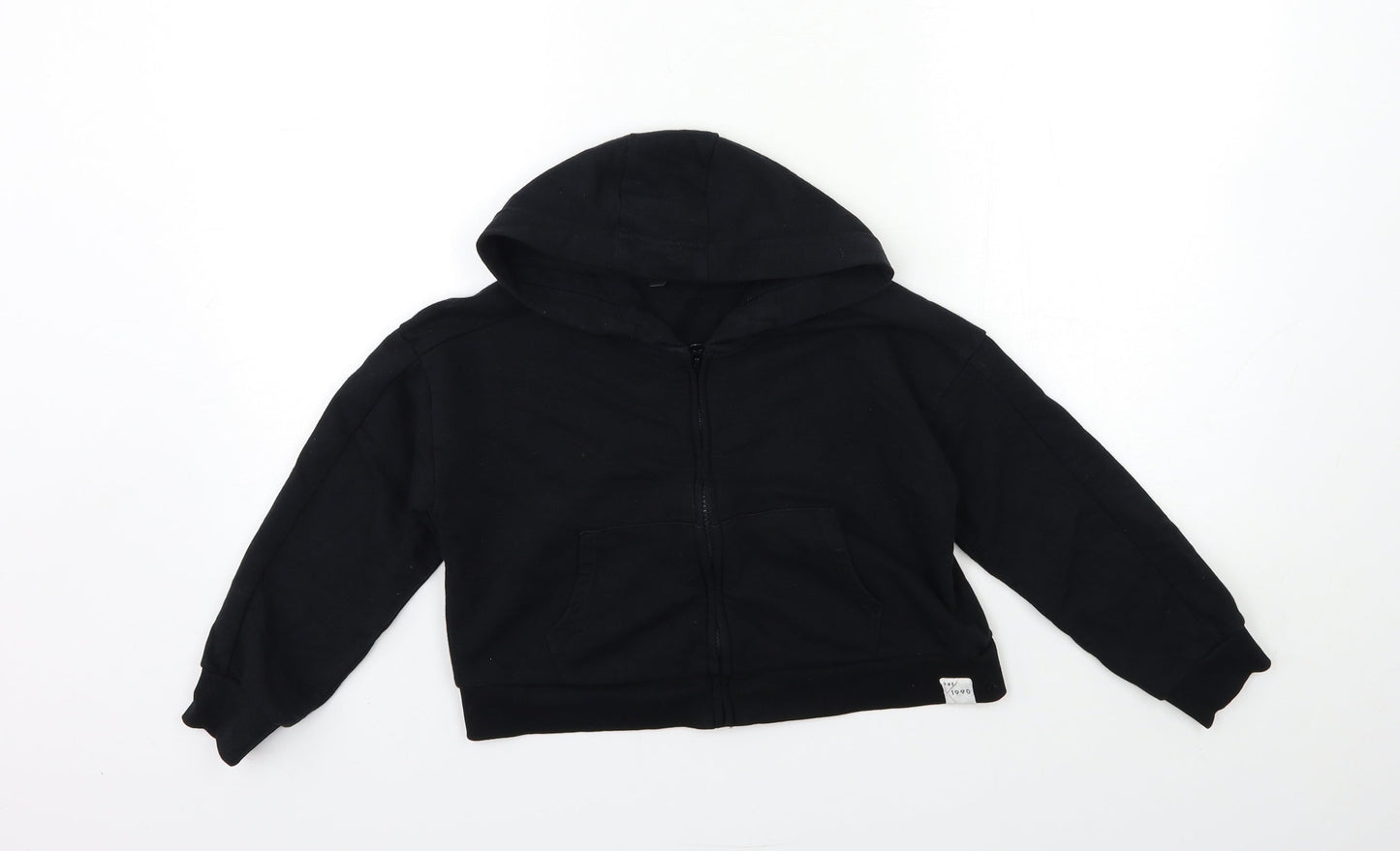 George Boys Black   Pullover Hoodie Size 7 Years